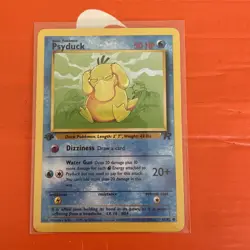 Pokemon TCG Sabrina’s Psyduck 99/132 1st Edition Gym Challenge Common WOTC - Image 1