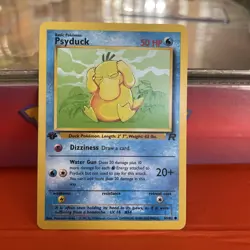 Pokemon TCG Sabrina’s Psyduck 99/132 1st Edition Gym Challenge Common WOTC - Image 3
