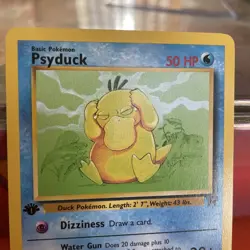 Pokemon TCG Sabrina’s Psyduck 99/132 1st Edition Gym Challenge Common WOTC - Image 4