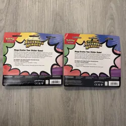 *IN HAND* Set of 2 Pokemon Ascended Heroes Tech Sticker Collections - Image 2
