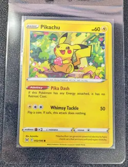 Pokemon TCG - Pikachu - 052/196 - Non-Holo - SwSh Lost Origins - Mint Con - Image 3