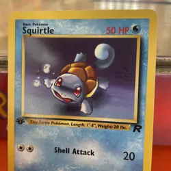 Pokemon TCG squirtle 68/82 Team Rocket 1st Edition Common WOTC vintage - Image 4