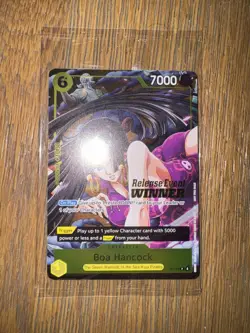 One Piece Boa Hancock Pre Release Event Winner P-115 Sealed Holo Stamp Op-15 - Image 1