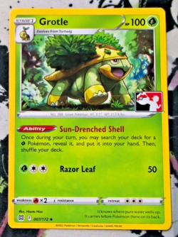 Grotle 007/172 Pokemon Play! Prize Pack Series 2/3 - Image 1