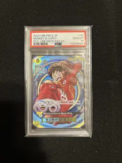 Monkey D Luffy OP07-109 One Piece Day 24 PSA 10 - Image 1