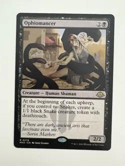 Ophiomancer MTG Magic the Gathering Card NM Near Mint MH3 - Image 1