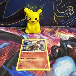 ~ Pokemon TCG ~ Entei 14/98 ~ Rare Cosmos Holo Card ~ Ancient Origins ~ NM - Image 1