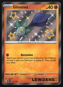 Glimmet - 179/091 - Shiny Rare - Paldean Fates - Pokemon Card - Image 1