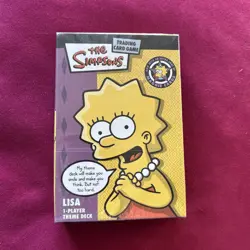 2003 The Simpsons TCG Lisa Simpson Theme Deck 40-Card 1-Player Set NEW 📖 - Image 1