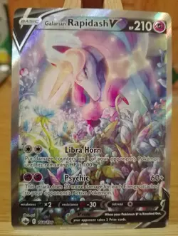 Galarian Rapidash V 168/198 - Alt Art - Chilling Reign Pokemon tcg - Image 1