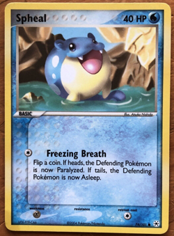 Pokemon TCG Spheal EX Hidden Legends 74/101 Regular Common - Image 2