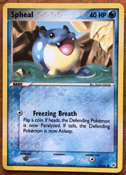 Pokemon TCG Spheal EX Hidden Legends 74/101 Regular Common - Image 3