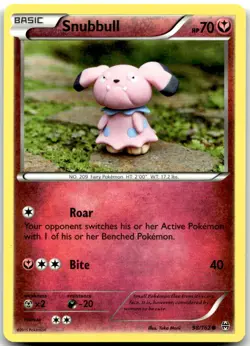 Pokemon Snubbull BREAKthrough BKT #98/162 Common LP FILL YOUR SET!! - Image 1
