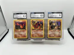 Pokemon Team Rocket 1st Edition CGC 9 Dark 21/82 + CGC 8.5 full evolution set - Image 1