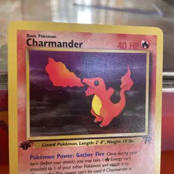 Pokemon TCG Charmander 50/82 1st Edition Team Rocket Common WOTC 1999 Vintage - Image 4
