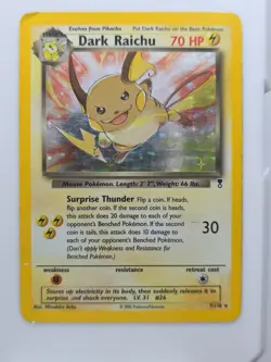 POKEMON LEGENDARY COLLECTION 2002 DARK RAICHU 7/110 - Image 2