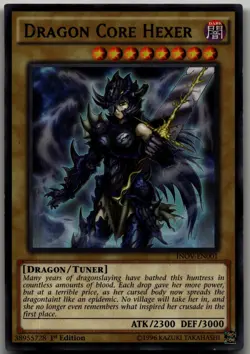 Dragon Core Hexer Rare Invasion: Vengeance INOV-EN001 LP - Image 1