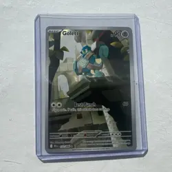 Golett 122/086 NM English Pokemon TCG Black Bolt Illustration Rare SHIPS FAST - Image 1