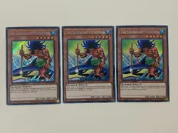 Yugioh The Legendary Fisherman x 3 - 1st Edition Secret Rare NM - Free Holo Card - Image 1