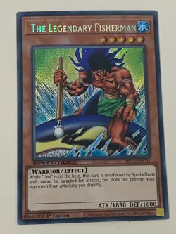 Yugioh The Legendary Fisherman x 3 - 1st Edition Secret Rare NM - Free Holo Card - Image 4