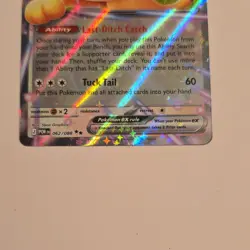 Pokemon Meowth EX Holo Basic Card 062/088 170HP 60Atk English - Image 3