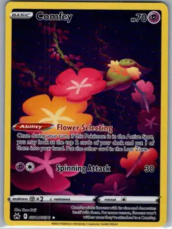 Comfey GG14/GG70 SWSH: Crown Zenith: Galarian Gallery - Pokemon Card - NM - Image 1
