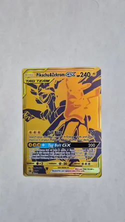 Pokemon TCG Pikachu & Zekrom GX SM248 Holo Promo Card - Image 1