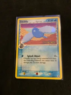 Swablu 65/101 REVERSE HOLO Pokemon Card EX Dragon Frontiers Stamped Mint - Image 1