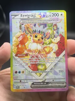 Eevee ex 174 Pokemon UPC Prismatic Evolutions Promo Holo English NM - Image 3