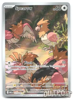 Spearow 151/132 Illustration Rare Mega Evolution Pokemon NM - Image 1