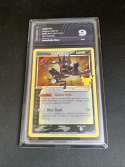 Pokemon TCG AiGrading 9 GRENINJA SWSH144 BLACK STAR PROMO 2021 ENG ENGLISH - Image 2