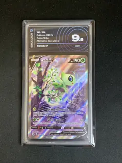 Pokemon TCG AiGrading 9.5 CELEBI V 245/264 FUSION STRIKE - 2021 ENG ENGLISH - Image 1