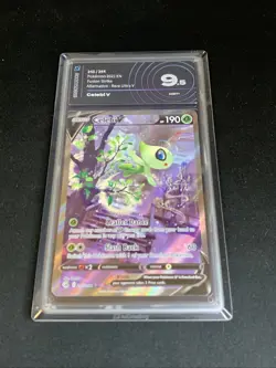 Pokemon TCG AiGrading 9.5 CELEBI V 245/264 FUSION STRIKE - 2021 ENG ENGLISH - Image 2