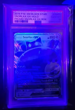 2016 POKEMON SM BLACK STAR PROMO SNORLAX GX BOX #SM05 SNORLAX GX-HOLO PSA 10 - Image 3