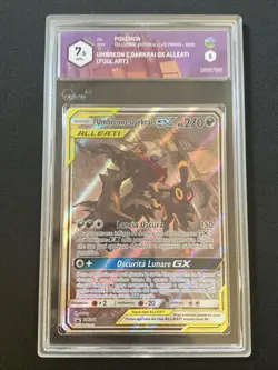 Pokemon TCG GRAAD 7.5 Alleati UMBREON e DARKRAI GX SM241 - 2020 ITA ITALIANO - Image 1