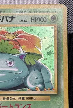 Venusaur (No. 003) - Pokemon Japanese Expansion Pack - Holo Rare - Image 5