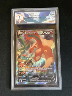 Pokemon TCG GRAAD 8.5 CHARIZARD V 154/172 ASTRI LUCENTI 2022 - ITA ITALIANO - Image 1