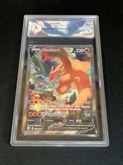 Pokemon TCG GRAAD 8.5 CHARIZARD V 154/172 ASTRI LUCENTI 2022 - ITA ITALIANO - Image 2