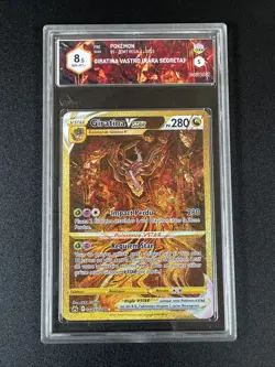 Pokemon TCG GRAAD 8.5 GIRATINA VSTAR GG69/GG70 Zenit Regale - 2023 FR FRENCH - Image 1