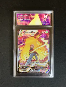 Pokemon TCG GRAAD 10 PIKACHU V MAX TG17/TG30 SW & SH LOST ORIGIN ENG ENGLISH - Image 1
