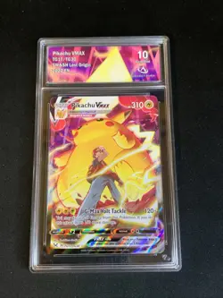 Pokemon TCG GRAAD 10 PIKACHU V MAX TG17/TG30 SW & SH LOST ORIGIN ENG ENGLISH - Image 2