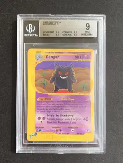 Pokemon TCG BGS 9 GENGAR R 048/165 EXPEDITION - 2002 ENG ENGLISH - Image 1