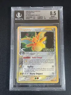 POKEMON TCG BGS 8.5 DRAGONITE 3/113 Delta Species - 2005 ENG ENGLISH - Image 1