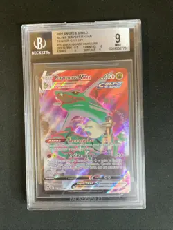 Pokemon TCG BGS 9 RAYQUAZA V MAX TG20/TG30 TEMPESTA ARGENTATA 2022 ITA ITALIANO - Image 1