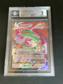 Pokemon TCG BGS 9 RAYQUAZA V MAX TG20/TG30 TEMPESTA ARGENTATA 2022 ITA ITALIANO - Image 2