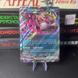 Pokemon TCG Fezandipity ex 038/064 Shrouded Fable Double Rare Holo NM - Image 1