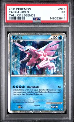 2011 POKEMON CALL OF LEGENDS #SL8 PALKIA-HOLO PSA 1 - Image 1
