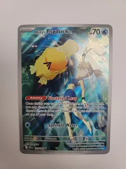 Pokemon TCG Misty's Psyduck Destined Rivals 193/182 Illustration Rare - Image 1