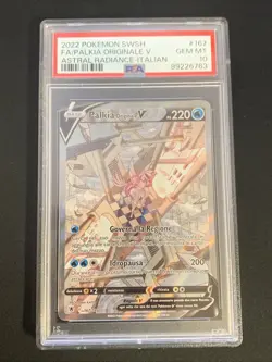 Pokemon TCG PSA 10 PALKIA Originale V 167/189 Lucentezza Siderale - 2022 ITA - Image 1