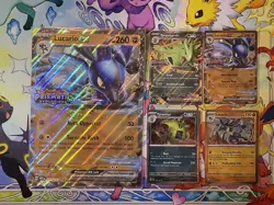 Lucario EX 051/131 Tyranitar 064/131 Prismatic Evolutions Stamped Promo Pokemon - Image 2